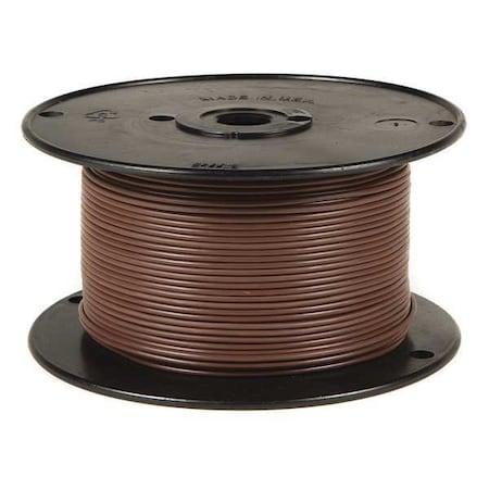 Grote 87-5501 Primary Wire, GPT, 12 AWG, 1C C, Brown, PVC, Stranded, 60V, 500 ft.