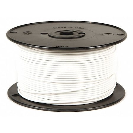 Grote 87-5507 Primary Wire, GPT, 12 AWG, 1C C, White, PVC, Stranded, 60V, 500 ft.