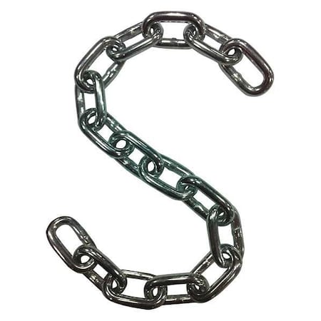 DAYTON 34RZ86 Straight Chain, Carbon Steel, 100' L, 670 lb