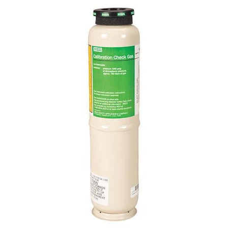 MSA Safety 479857 Calibration Gas, Cylinder, 100 L, Oxygen