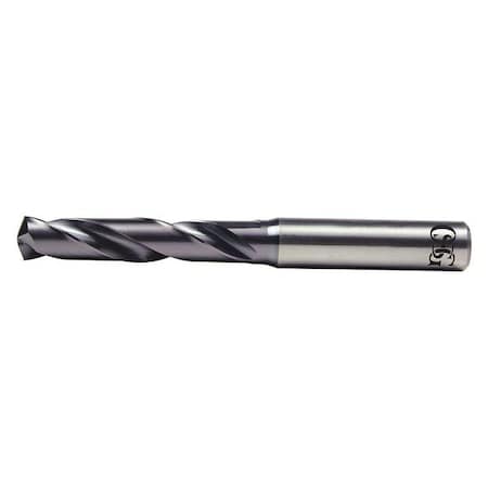 OSG HP253-6496 Screw Machine Drill Bit, 16.50 mm Size, 140 Degrees Point Angle, Solid Carbide, TiAlN Finish