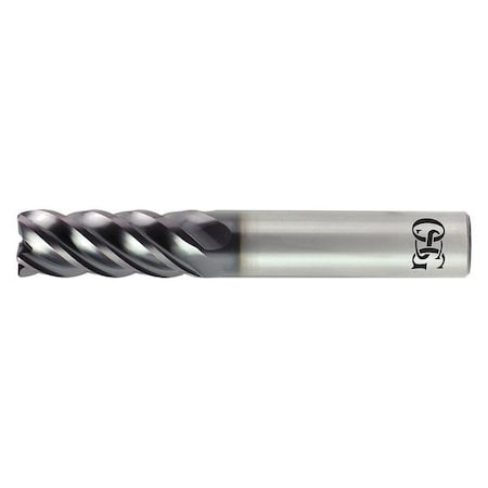 OSG 20556253 Carbide End Mill, 5/8 in dia, 1-1/4 in Cut L