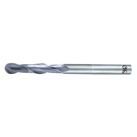 OSG 71100816 Carbide End Mill, 8.00 mm dia, 20.00 mm Cut