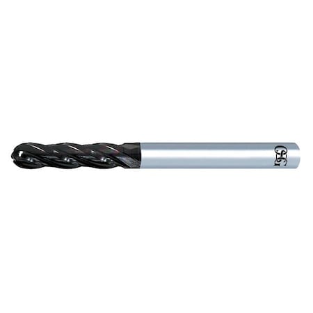 OSG 72300816 Carbide End Mill, 1/4 in. dia, 1 in. Cut L