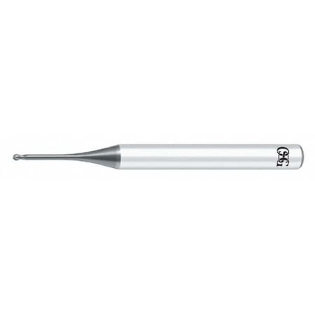 OSG 3050308 Carbide End Mill, 0.30 mm dia, 0.24 mm Cut L