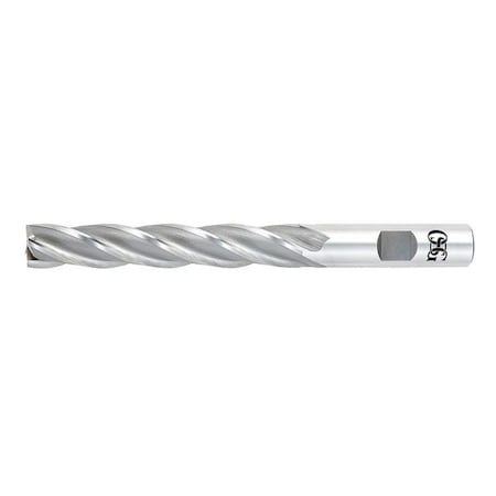 OSG 5586600 HSS End Mill, 1-1/2 in.dia., 8 in.Cut L