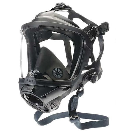Draeger R56628 Full Face Respirator, FPS 7000, Not Rated, Lung Demand Valve, Size, L 0 Cartridges Included
