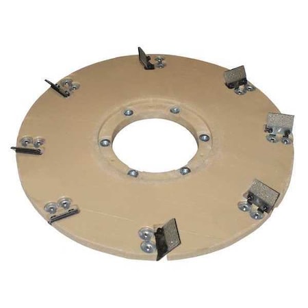 Diamabrush 921701202 Concrete Mastic Abrasive Pad, 17 in. dia.
