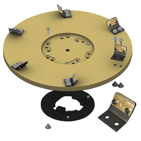 Diamabrush 931201212 Abrasive Disc, Tan, 3 in. dia., 12 in. W