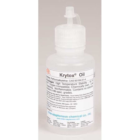 Krytox LDB143AZ Lubricant, 4 oz, Bottle, PFPE Base, 300 Degrees F Max Op Temp, Colorless, 143AZ Series