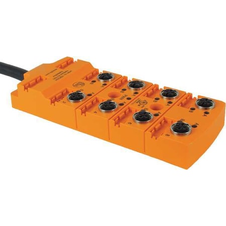 IFM EBC035 Sensor Wiring Block, 8 Pin, Receptacle