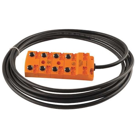 IFM EBC021 Sensor Wiring Block, 8 Pin, Receptacle