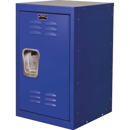 Hallowell HKL1515(24)-1GS Wardrobe Locker, 15 in W, 15 in D, 24 in H, (1) Tier, (1) Wide, Blue