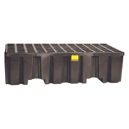 Eagle MFG 1620BND Spill Pallet, 66 gal Spill Capacity, 2 Drums, 4,000 lb Load Capacity, Polyethylene