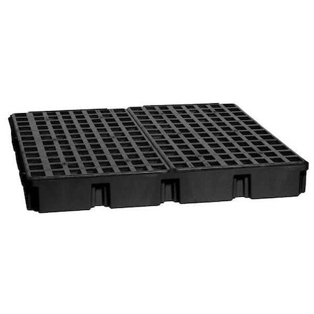 Eagle MFG 1635B Spill Deck, 60 gal Spill Capacity, 4 Drums, 10,000 lb Load Capacity, Polyethylene