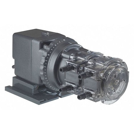 Stenner 170JL5A3STAA Dual Head Pump Adjustable Rate 170JL5 170 GPD 25Psi 3/8