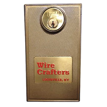 Wirecrafters HDLKXKA Hinged Door Lock- Keyed Alike, Unfinished