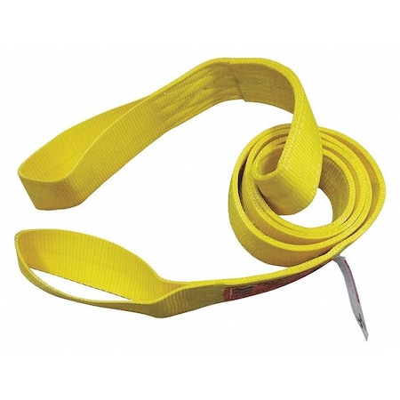 DAYTON 35XF69 Web Sling, Type 3, 12 ft L, 4 in W, Nylon, Yellow