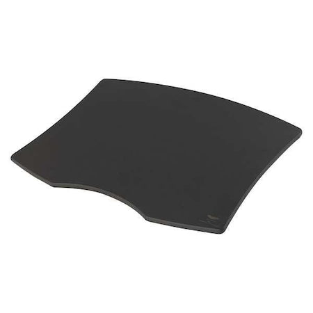 Vollrath 25154 Cutting Board, Resin, Black, Contoured