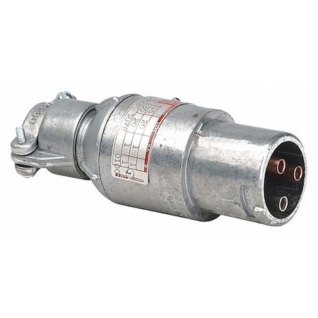 Hubbell Killark KP-20ABC Pin and Sleeve Plug, 20 A, Gray, 2Pl