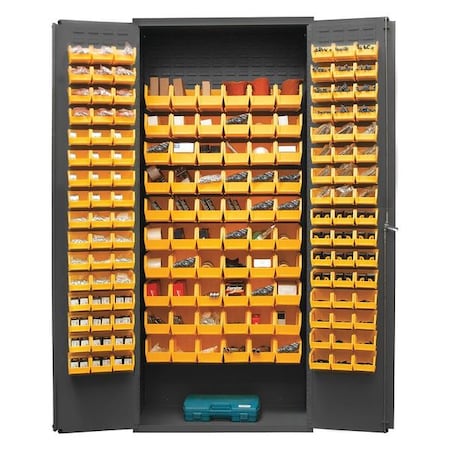 Durham MFG 3603-156B-95 Extra-Heavy Duty Bin Cabinet, 36 in W, 84 in H, 18