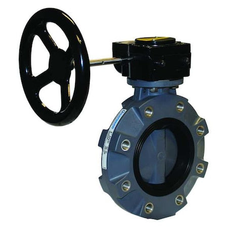 Hayward Flow Control BYV14020A0NGI00 Butterfly Valve, 2