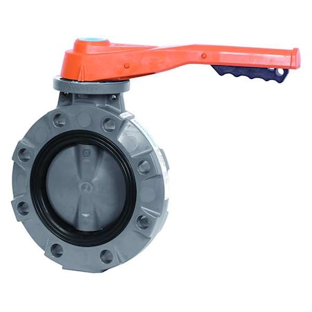 Hayward Flow Control BYV14060A0VL000 Butterfly Valve, 6