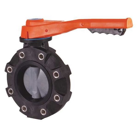 Hayward Flow Control BYV14080A0NLI00 Butterfly Valve, 8