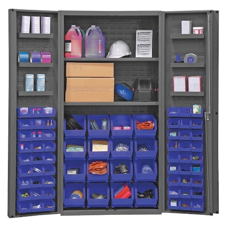 Durham MFG DC36-642S6DS-5295 Extra-Heavy Duty Bin Cabinet, 36 in W, 72 in H, 24