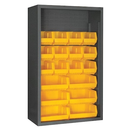 Durham MFG 5002-18-95 Heavy Duty Bin Cabinet, 36 in W, 60 in H, 18