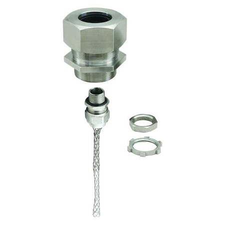 Calbrite S40703GRWM Strain Relief Cord Grip, 0.50 to 0.63 in.