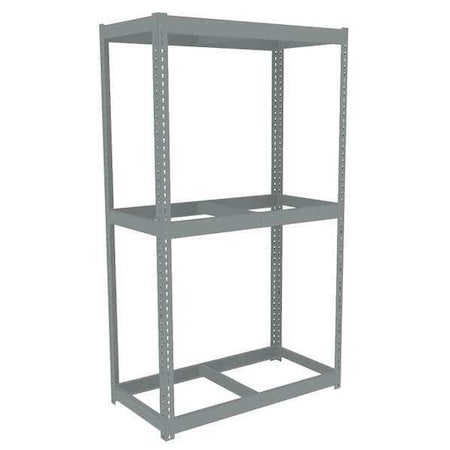 Tennsco ZLC7-4824S-3 Boltless Shelving Unit, 24-5/8