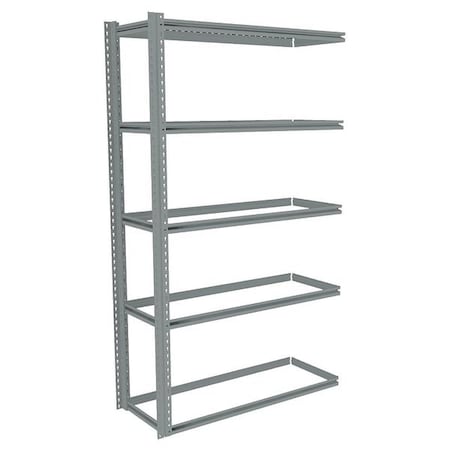 Tennsco ZB7-4818A-5 Boltless Shelving Add-On, 48x18,5 Shelf