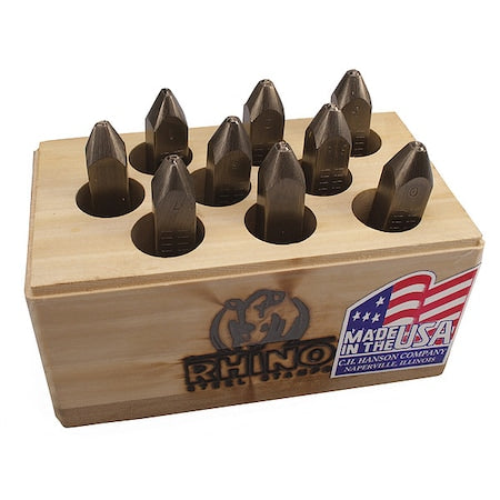 C.H. Hanson 21870 Hand Stamp Kit, Number Set