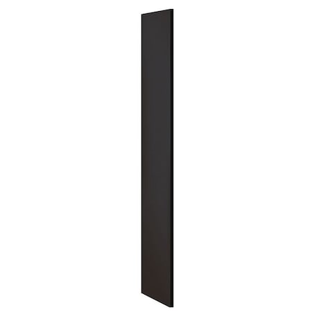 Salsbury Industries 33335BLK End Panel, Flat Top, D21 x H72, Black