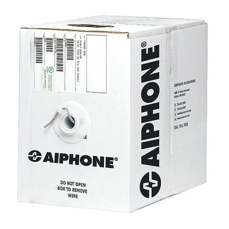 Aiphone 871802P10C 18 AWG 2 Conductor Non-Shielded Wire 1000 ft.