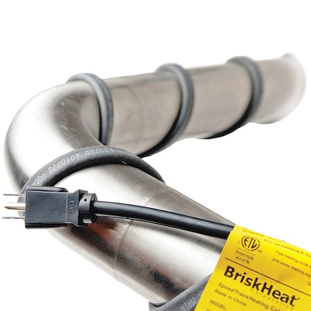 Briskheat FFSL81-75 Heating Cord, 120V AC, 75 ft. L, 7.5 A