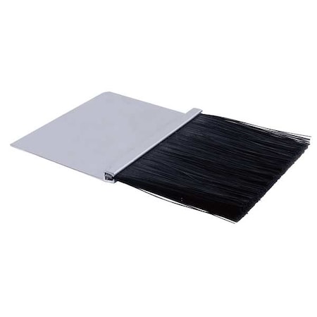 American Garage Door Supply BPS33-10 Brush Seal, Polyprop, 3 in L, 10 ft W, Black