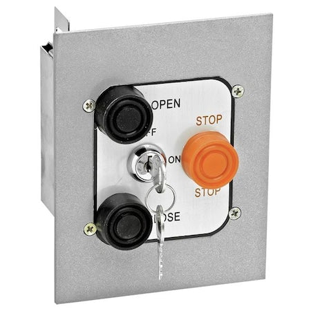 American Garage Door Supply 3BFLX Control Station, 3 Buttons, With Lockout