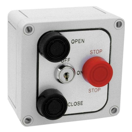American Garage Door Supply 3B4XL Control Station, Outdoor, Surface Mount