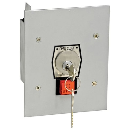 American Garage Door Supply 1KFS Keyswitch, Indoor, Flush Mount