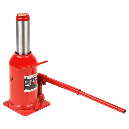 American Forge & Foundry 3620 Bottle Jack, 20 ton, Max Lift 17 7/8
