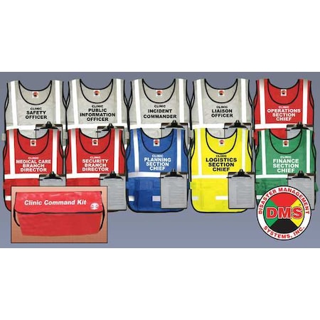 Disaster Management Systems DMS 05466 Safety Vest, Assorted, HCIC, Universal
