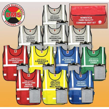 Disaster Management Systems DMS 05526 Safety Vest, Assorted, HCIC, Universal