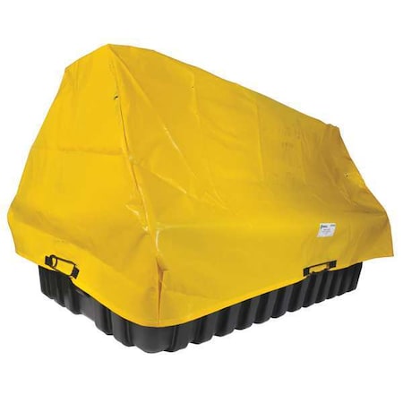 Enpac 5550-TARP Tarp Cover, 115 in x 75 in x 50 1/2 in, 50 1/2 in, Yellow, HDPE