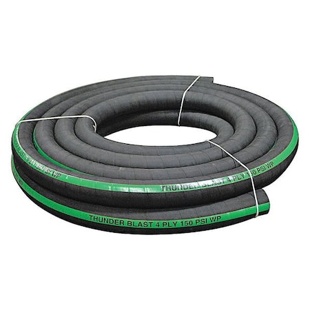 Thunderblast 011-4242-0151 Blast Hose, 1-1/2In x 50 ft, 4PLY
