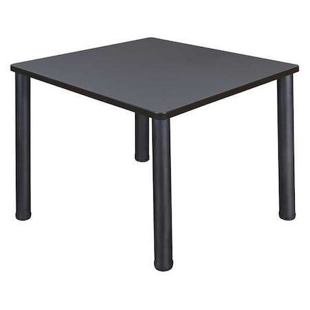 Regency TB3636GYBPBK Square Cafe Table, 36