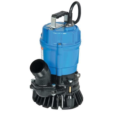Tsurumi HS3.75S-61 Plug-In Utility Pump, 32 ft, 15.25 in H, 115V AC
