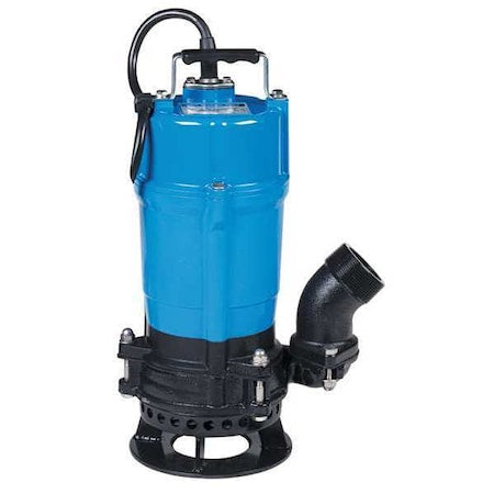 Tsurumi HSD2.55S-63 (115V) Plug-In Utility Pump, 32 ft, 15.375 in H, 120V AC