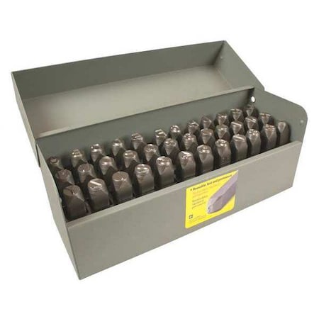 C.H. Hanson 26687 Steel Type Kit, Letter/Number Set